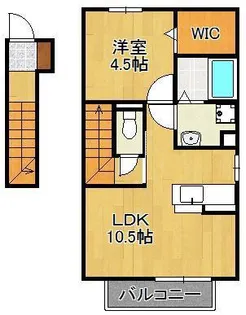 メゾンド・グロウ・22【2階】の間取り