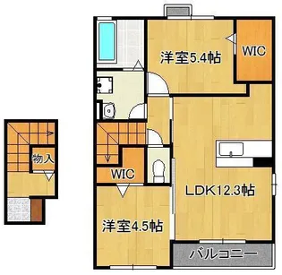 ロイヤルやつえ【2階】の間取り