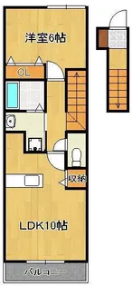 アルバ グランツ K【2階】の間取り