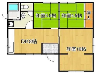 福岡県北九州市八幡西区御開3丁目【一戸建】の間取り