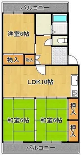 アリエス高須西【1階】の間取り