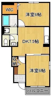 サングレイスA棟【1階】の間取り