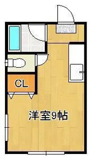 ローズマロウ【2階】の間取り