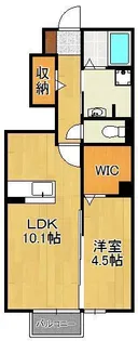 メゾンド・グロウ25【1階】の間取り