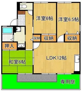 セジュールC棟【1階】の間取り