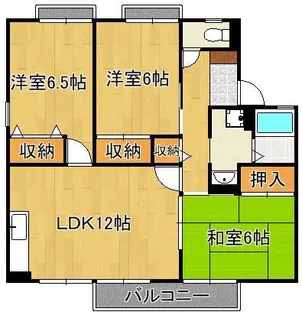 セジュールC棟【2階】の間取り