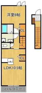 シャルム・コッティⅡ【2階】の間取り