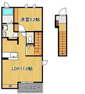 サニーヒル星和台【2階】の間取り