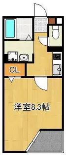 ロイヤルコートM【2階】の間取り