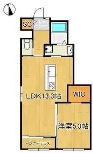 プランドール ユー【1階】の間取り