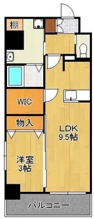 CityCourt折尾【8階】の間取り