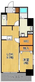 1LDKの間取り画像