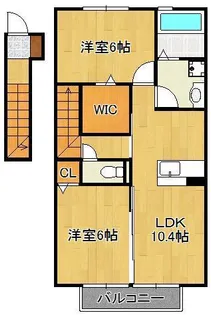 エスポワール【2階】の間取り