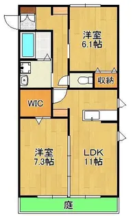 Bambini吉木【1階】の間取り