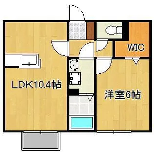 ソレールヴィラⅡ A棟【1階】の間取り