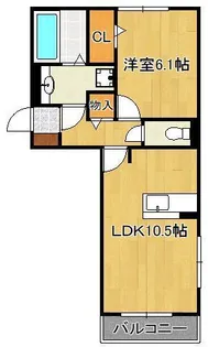 ソレールヴィラⅡ B棟【2階】の間取り