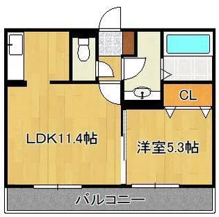 ソレールヴィラⅡ B棟【2階】の間取り