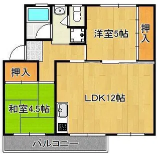 Renatus東二島【2階】の間取り
