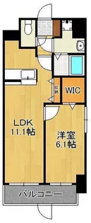 エヴァーグリーンR【11階】の間取り