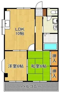 U-Basic Port.T A棟【2階】の間取り
