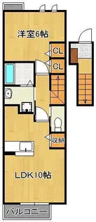 プランドール セゾンⅠ【2階】の間取り