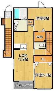 ラピュタパーク【2階】の間取り