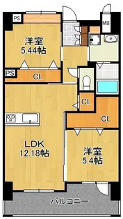 LEGEND157【7階】の間取り