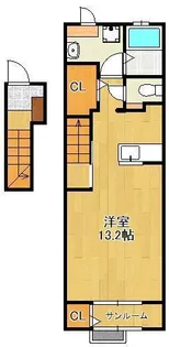 エバーステージⅤ【2階】の間取り