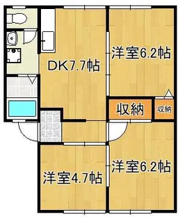 U−Palm C棟【2階】の間取り