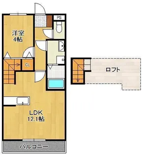 ジェニファー35【1階】の間取り