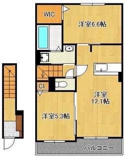 maison de Y Ⅱ【2階】の間取り