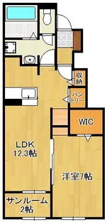 アミティエⅠ【1階】の間取り