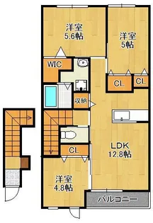 エターナル雅Ⅱ【2階】の間取り