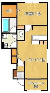 アルカンシエルⅢ【1階】の間取り