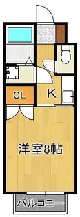 ローズハイツⅡ【1階】の間取り