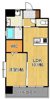 ギャラクシー折尾【8階】の間取り