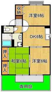 セジュール鴨生田 C棟【1階】の間取り