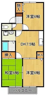 オーク高須 C棟【2階】の間取り