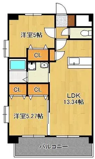 MDIアクトスペリタ折尾駅前【5階】の間取り