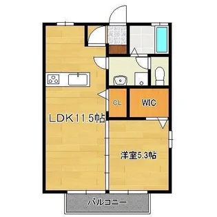 シェルノーブル C【1階】の間取り