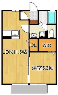シェルノーブル C【1階】の間取り