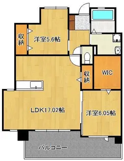 LEGEND111【10階】の間取り