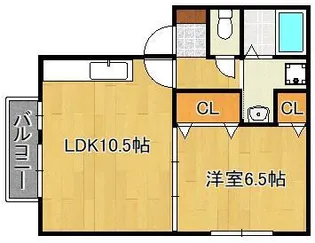 カトル鷹見【2階】の間取り