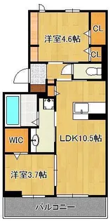 South Ocean【3階】の間取り