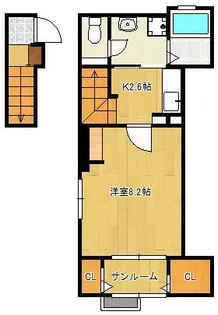 グリーンコート【2階】の間取り