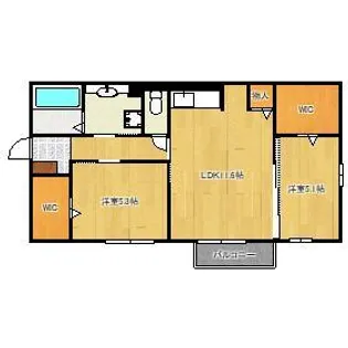 エターナル雅Ⅲ【2階】の間取り