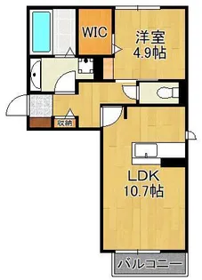 D-room本城 B棟【2階】の間取り