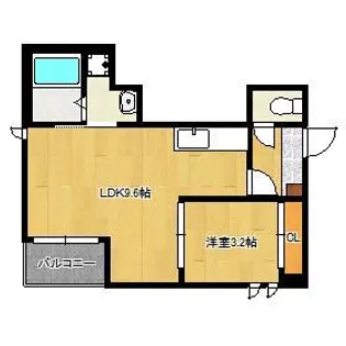 REGALEST折尾【2階】の間取り