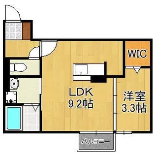 D-ROOM桜 本城【2階】の間取り