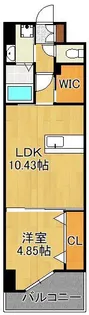 ギャラン二島【6階】の間取り